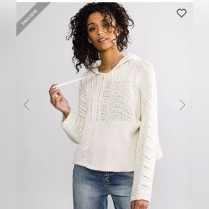 NWT BLK Hooded Sweater